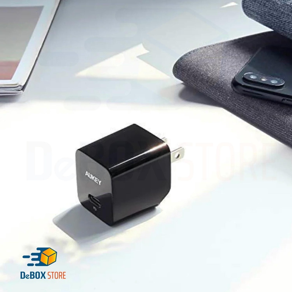 Cốc sạc nhanh AUKEY PD PPS 30W PA-Y30S | SẠC NHANH DÀNH CHO IP 14 Series  - Chính Hãng BH 18 Tháng