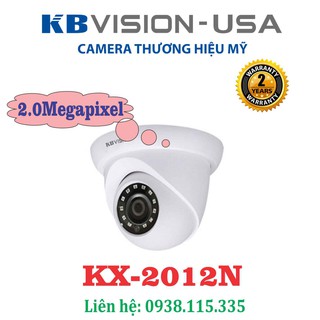 Camera ip dome hồng ngoại 2.0 megapixel kbvision kx-2012n2