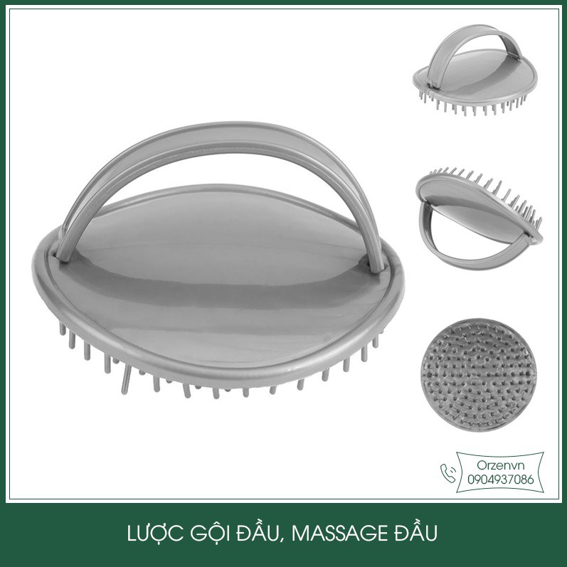 Lược gội đầu massage Uebtech Go7 giúp làm sạch sâu da đầu