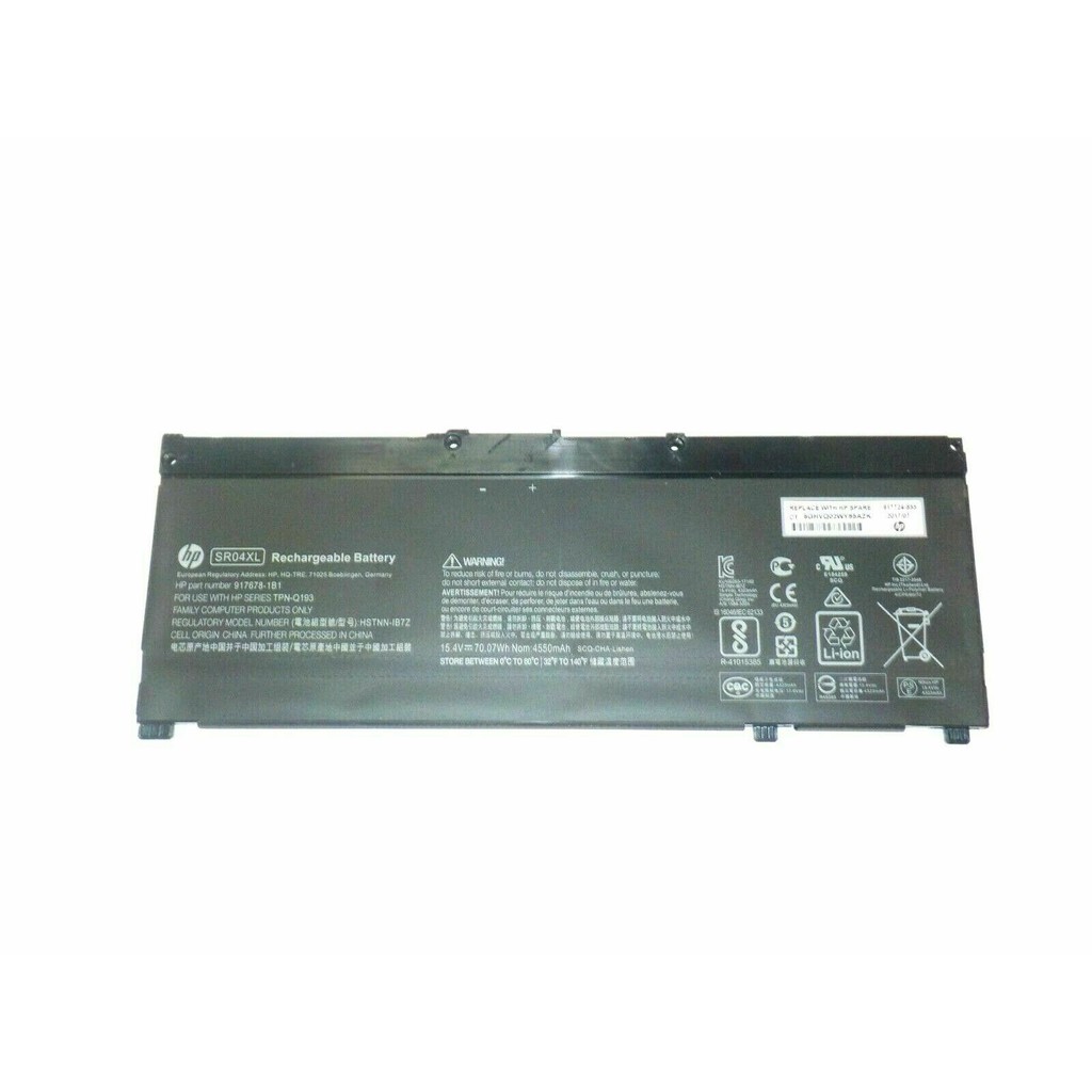 Pin Laptop HP Omen 15-CE015DX 15-CE000 15-DC0000 15-CB045WM Series Mã Pin SR04XL Hàng Mới 100%