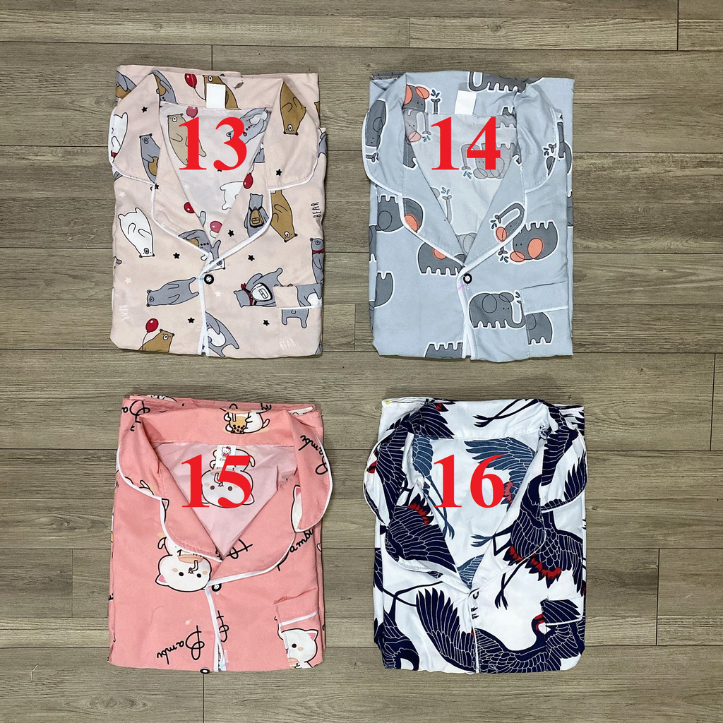 [Kate mềmBộ Pijama tay ngắn quần dài chất mịn mát size 40-60kg | BigBuy360 - bigbuy360.vn