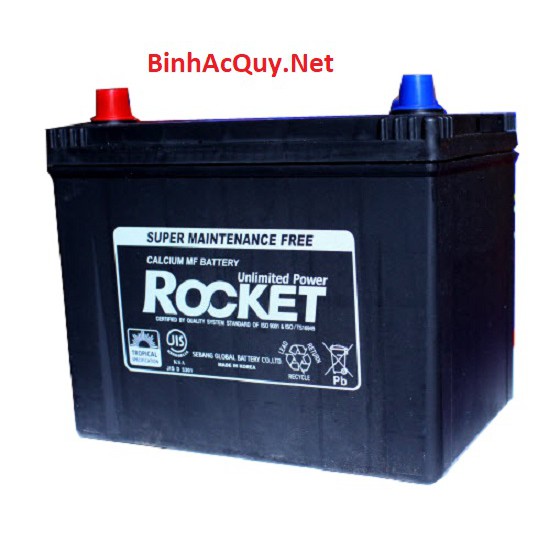 Bình ắc quy Rocket NX110-5/L 12V-70AH