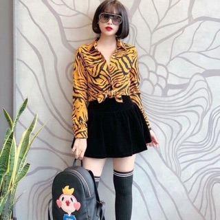 Chân váy nhung