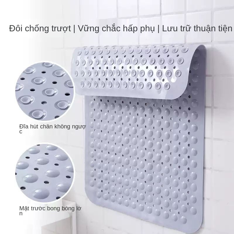 Tăng độ dày Phòng tắm khách sạn Thảm trải sàn massage, tắm, chống trượt bồn PVC