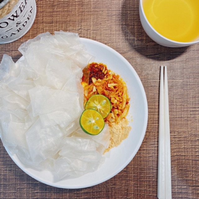 Bánh Tráng Phơi Sương Muỗi Nhuyễn + Topping