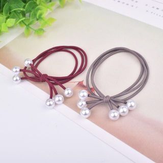 Dây buộc tóc sợi nhỏ đính 6 hạt