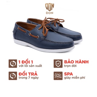 Giày boat shoes da bò cao cấp thương hiệu don italiano