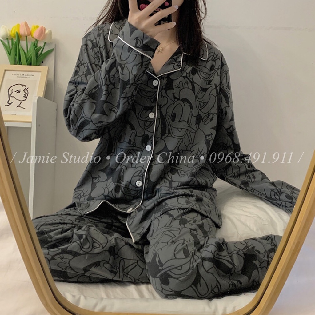 [HÀNG CHẤT] Bộ ngủ pijama dài tay cotton 100% hàng đẹp không bai xù mẫu mới nhất 2021 | BigBuy360 - bigbuy360.vn