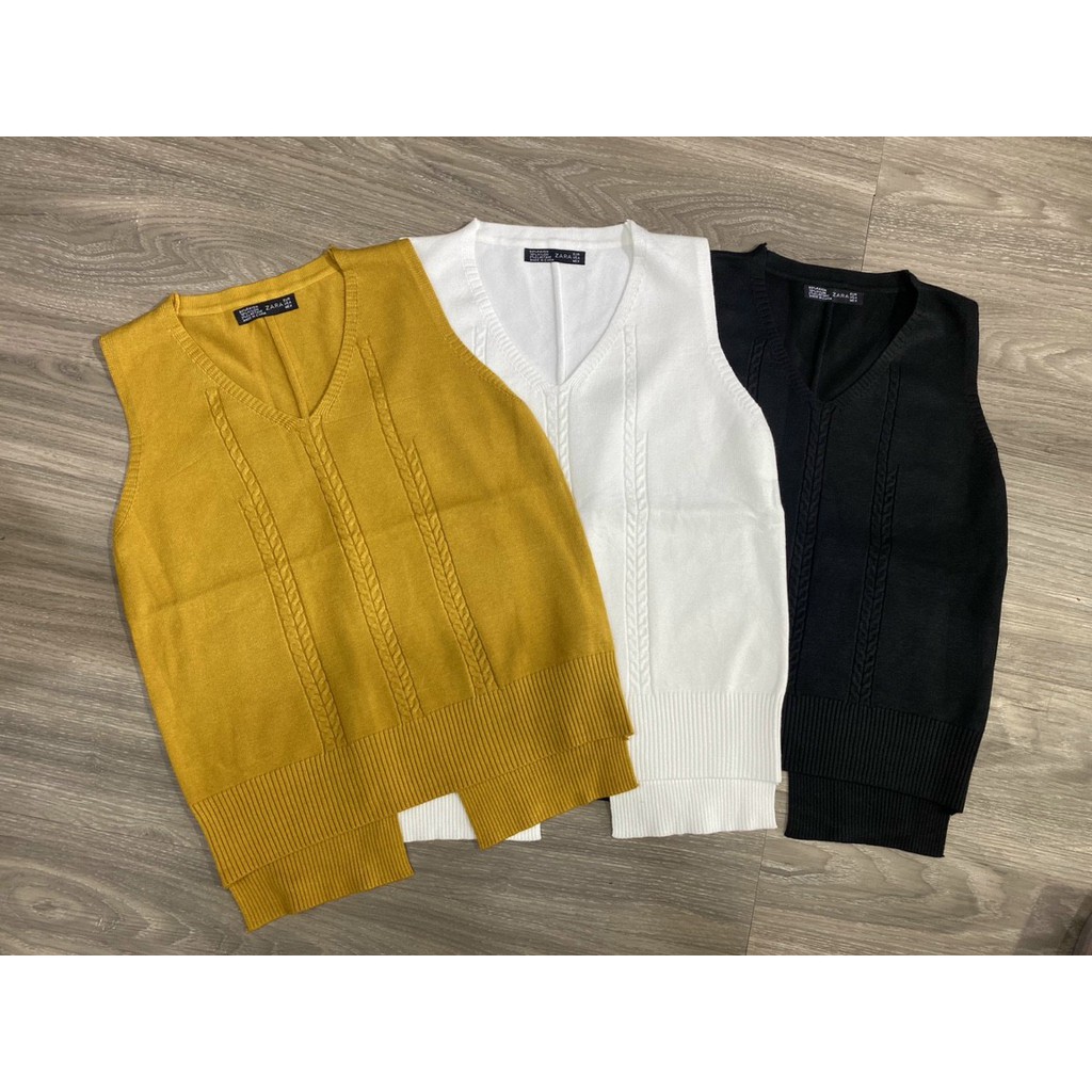 Áo len gile nữ  - dáng ôm nhẹ - len mịn