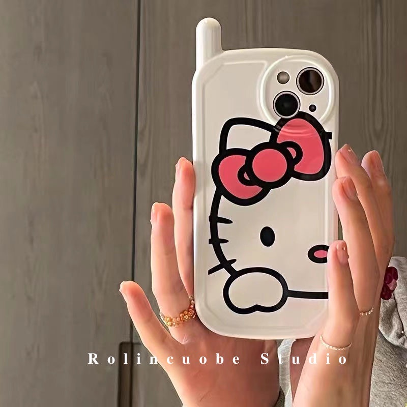 Ốp Điện Thoại Họa Tiết Hello Kitty 3D Cho iPhone 7 8 Plus SE 2020 Xs Max XR 11 Pro Max 12 Pro Max 13 Pro Max