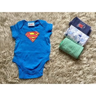 Combo set 4 body xuất anh 3-24m