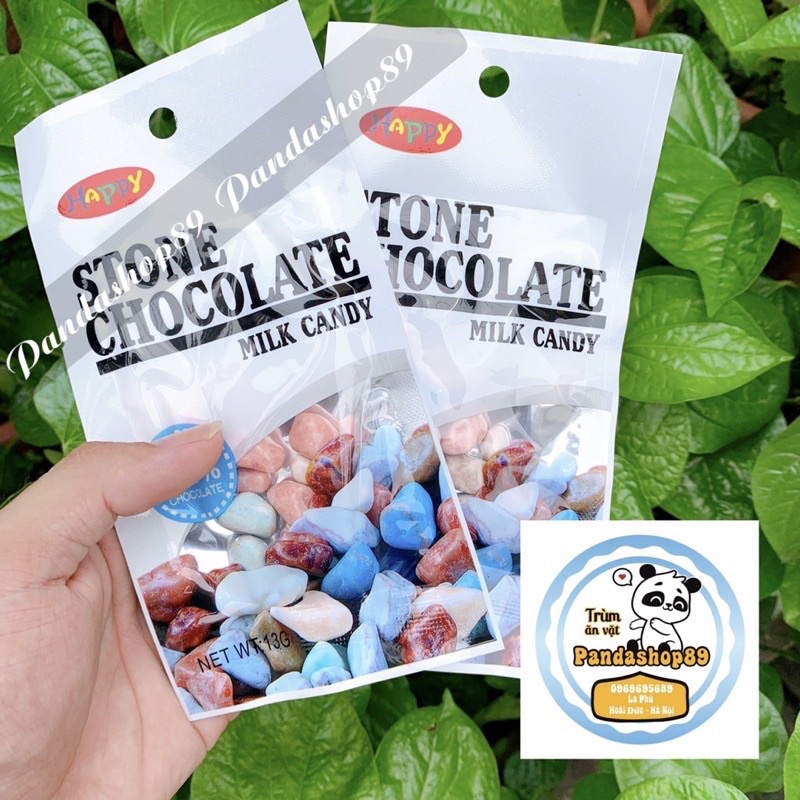 Kẹo socola sữa sỏi đá màu sắc  (gói lẻ)