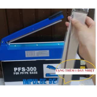 máy hàn miệng túi PFS 300 nhựa| MÁY ÉP MIỆNG TÚI 30 CM NHỰA| Máy hàn miệng túi zip| máy cắt ép màng co 30 cm