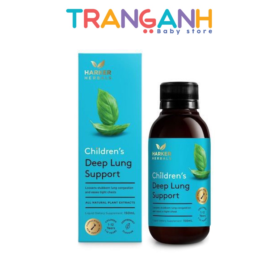 Siro đẩy đờm Harker Herbals Deep Lung Support cho bé