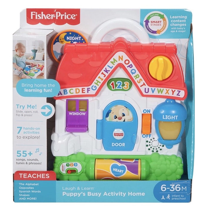 FISHER PRICE BẢNG VẬN ĐỘNG NGÔI NHÀ PUPPY