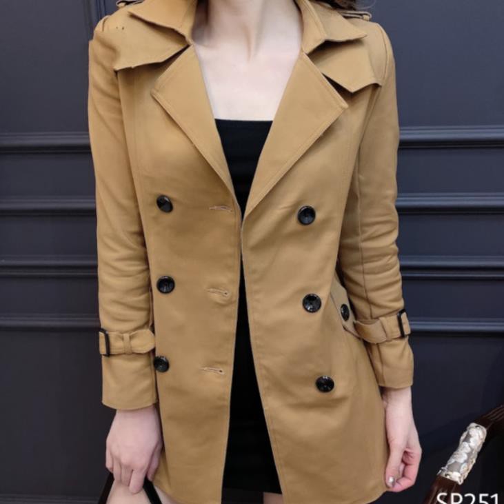 ADIOS Áo khoác cổ vest kèm đai, áo khoác công sở cổ vest sang trọng  | BigBuy360 - bigbuy360.vn