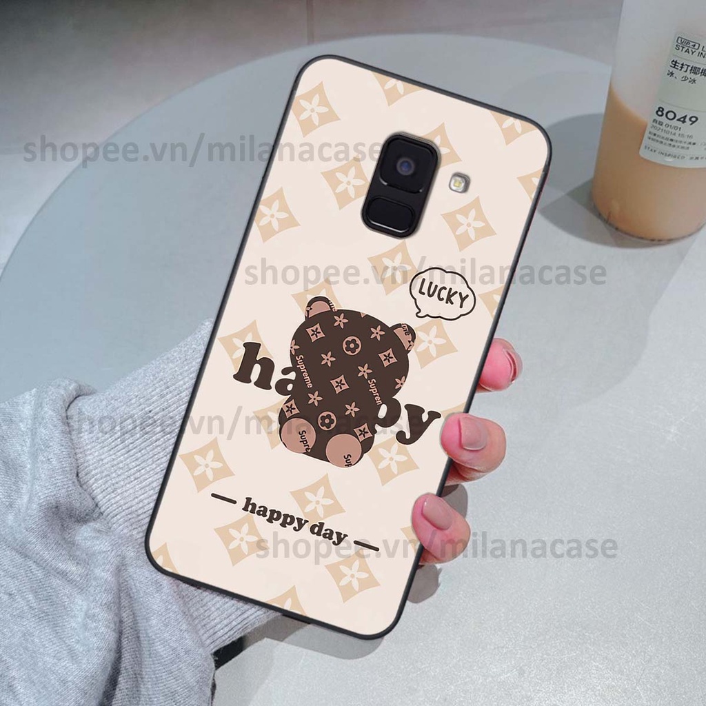 Ốp Samsung A6 2018 / A6 Plus / A6+ gấu be@rBrick gấu Teddy Kaws siêu đẹp, phong cách, cá tính