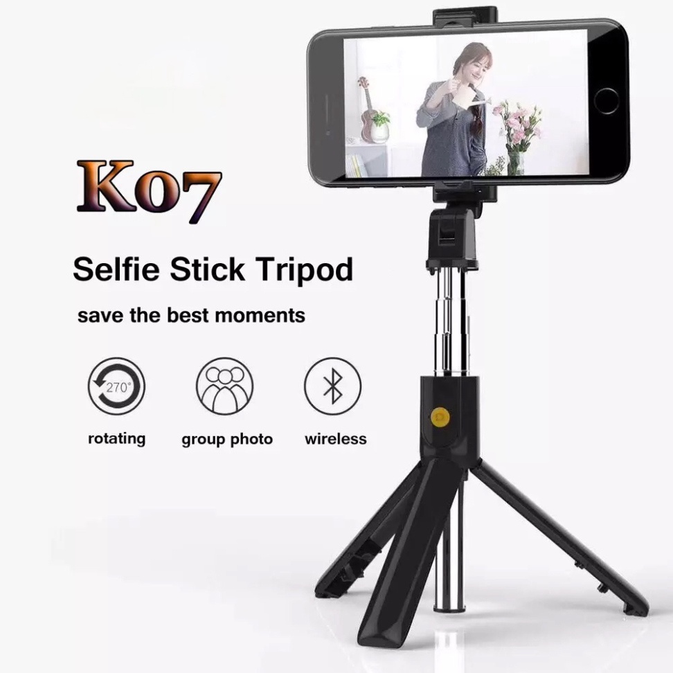 Gậy Chụp Hình Tự Sướng, Selfie Cao Cấp - Có Tripod, Bluetooth, Nhỏ Gọn, Thiết Kế Siêu Sang