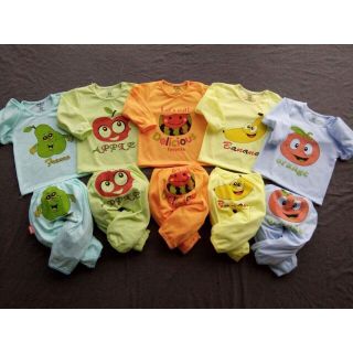 Set 5 bộ trái cây dài bé trai và gái