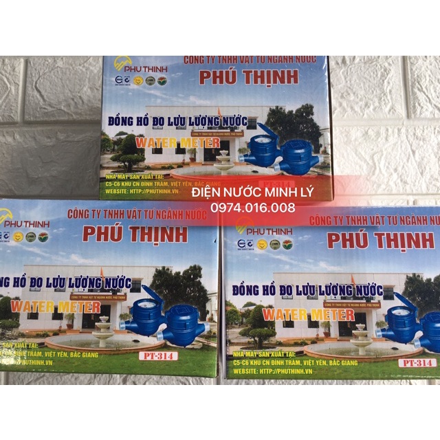 Đồng hồ nước Phú Thịnh PT314