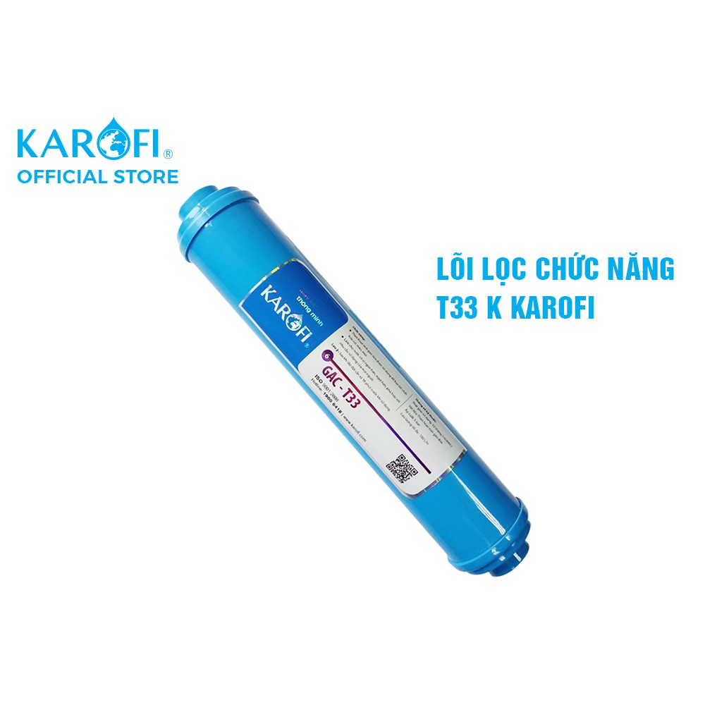 Lõi lọc chức năng T33 K thương hiệu KAROFI - Link kiện, phụ kiện máy lọc nước