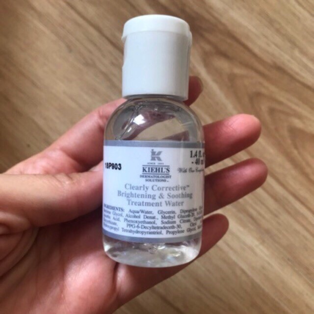 [Minisize] Nước Thần Trắng Da Kiehls Clearly Corrective Brightening & Soothing Treatment Water 40ml Mĩ Phẩm Gía Sỉ 89