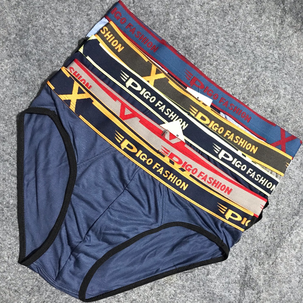 [Mã LTBAUAB19 giảm 7% đơn 99K] Bộ 5 Quần lót nam tam giác thun cotton lạnh Pigofashion QLPG01 trộn màu