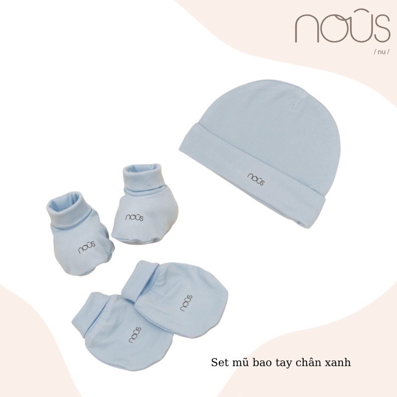 SET MŨ BAO TAY CHÂN NOUS SƠ SINH