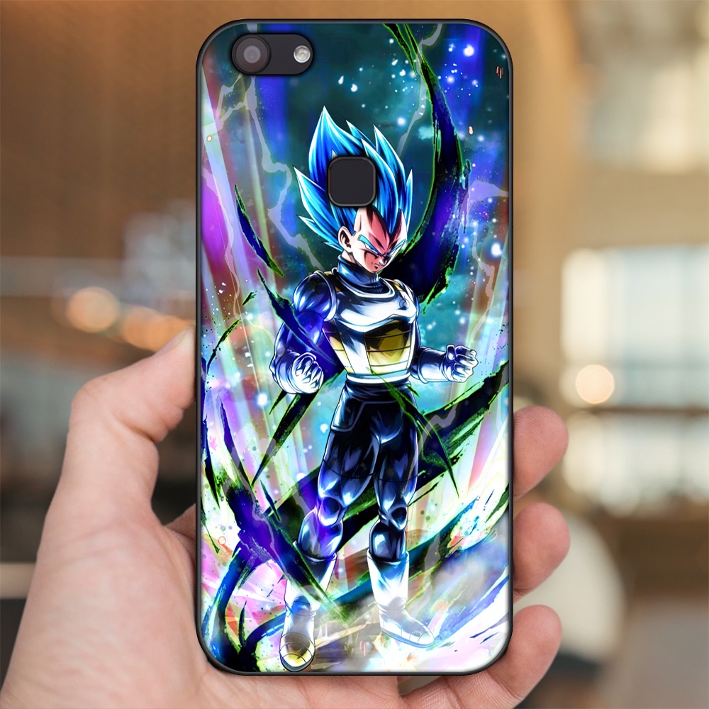 Ốp lưng Vivo V7, V7 Plus viền đen in hình Vegeta Dragon Ball