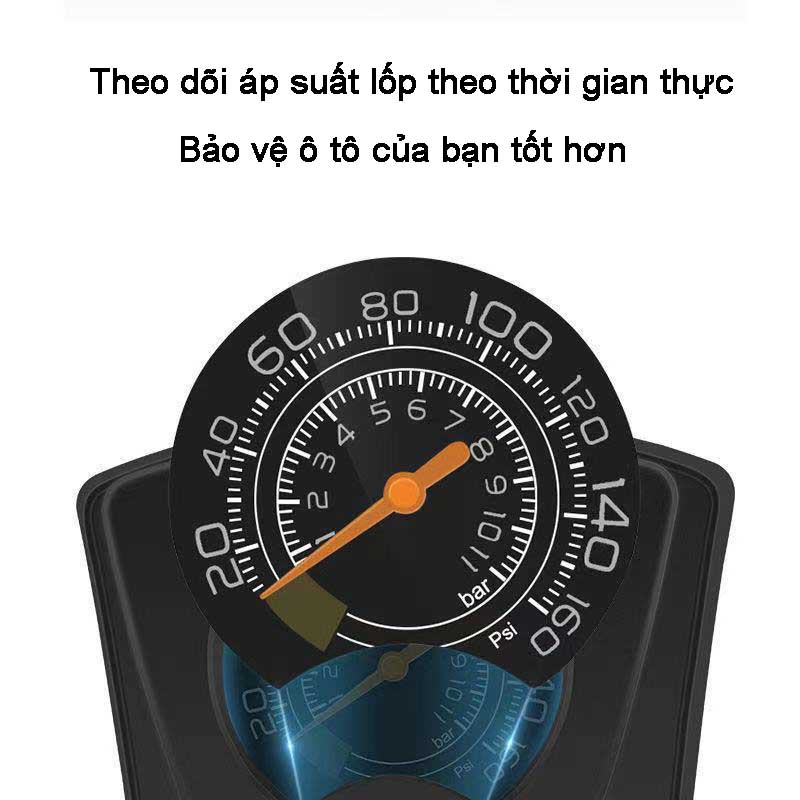 Máy bơm xe đạp MTB Xe đạp điện Xe máy 120PSI Máy bơm lốp áp suất Schrader Van Presta Phụ kiện đi xe đạp