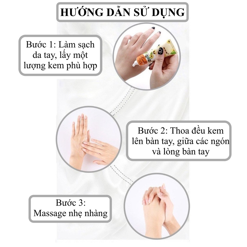 Kem dưỡng trắng da tay Hand Cream dưỡng ẩm, sáng da, da săn chắc và đều màu, da bớt khô và mềm mại, mịn màng SPU166