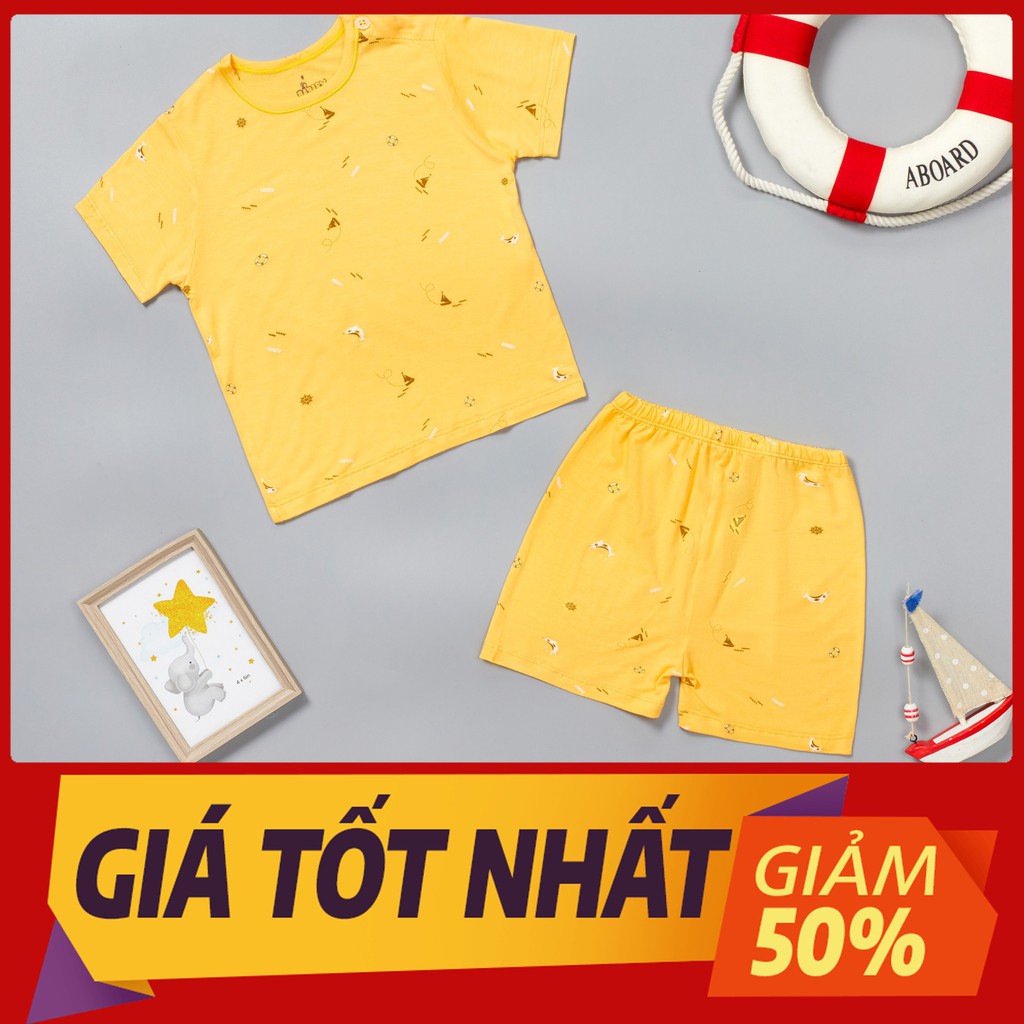 [Mã FAMAYFA2 giảm 10K đơn 50K] [RẺ VÔ ĐỊCH SALE 30%] Bộ Cộc Tay quần áo sơ sinh chính hãng BaBary HÈ 2021