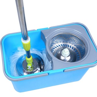 Bộ cây lau nhà hình chữ nhật lồng inox MTC-02 dọn nhà đón tết nhẹ nhàng hơn