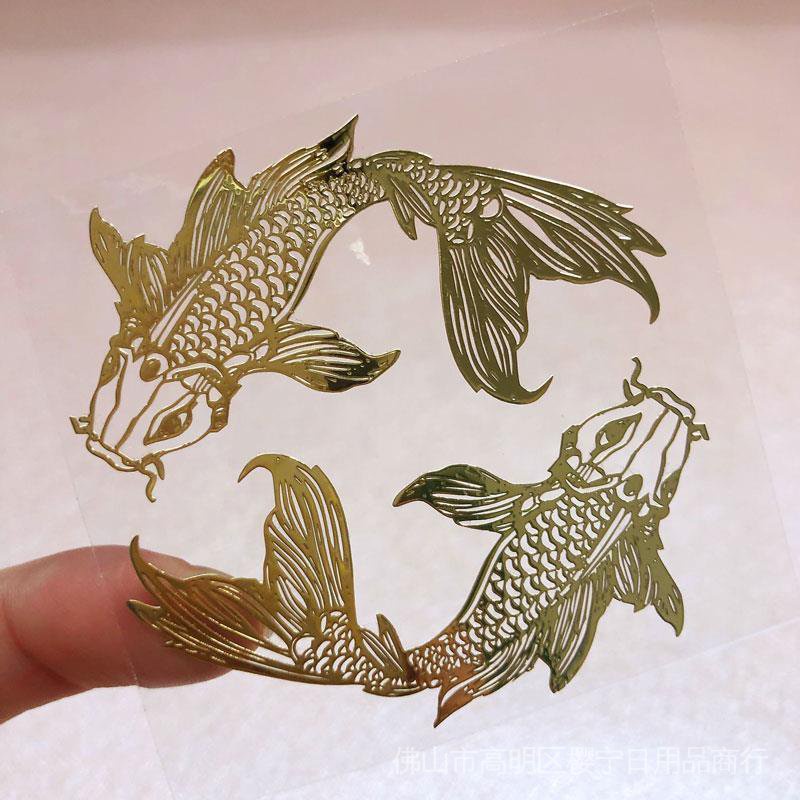 Miếng dán kim loại hình Quan Công 2021 ngẫu nhiên trang trí xe hơi