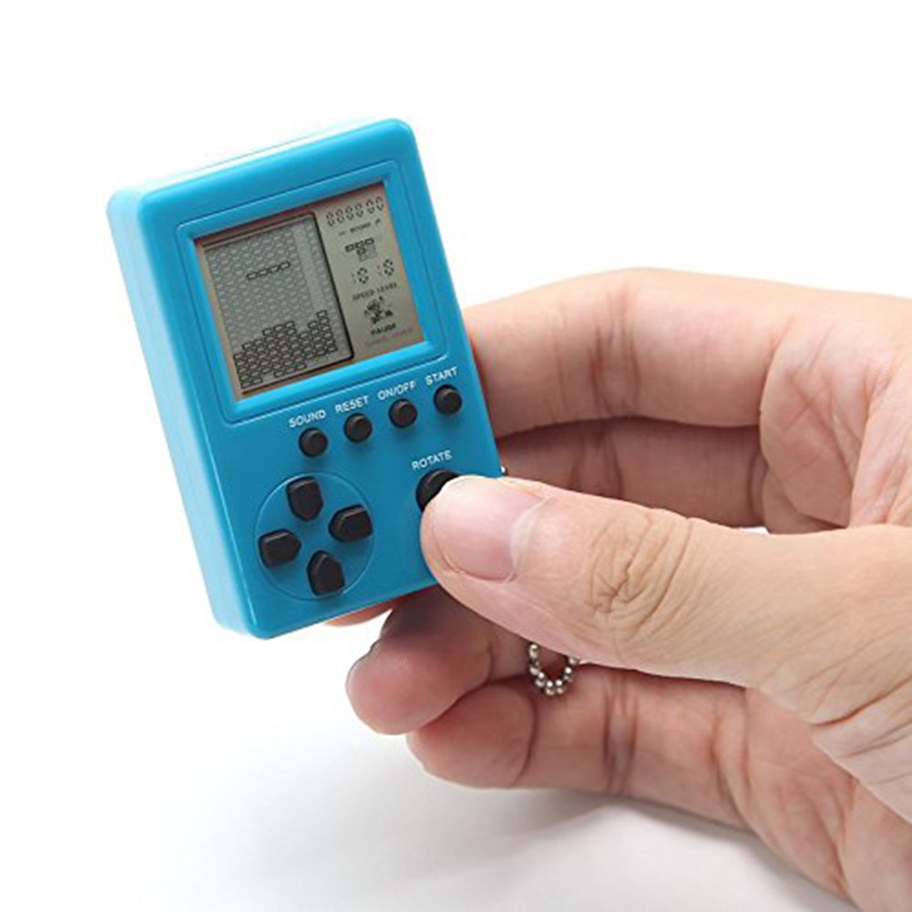 Mini Portable Keychain Mặt dây chuyền Tetris Máy chơi game Cổ điển Máy chơi game Cổ điển | BigBuy360 - bigbuy360.vn