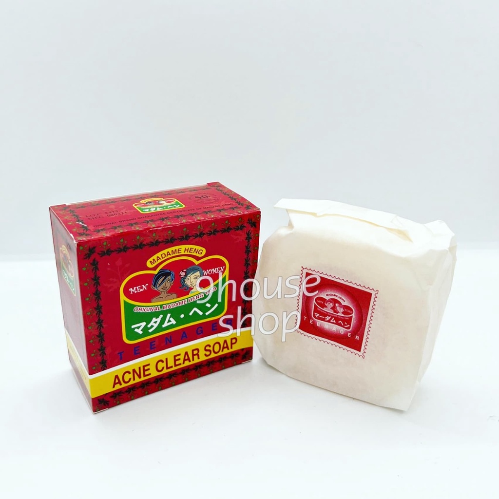 01 Xà Bông Cho Da Mụn Tuổi Teen Acne Clear Madame Heng Thái Lan 150gram