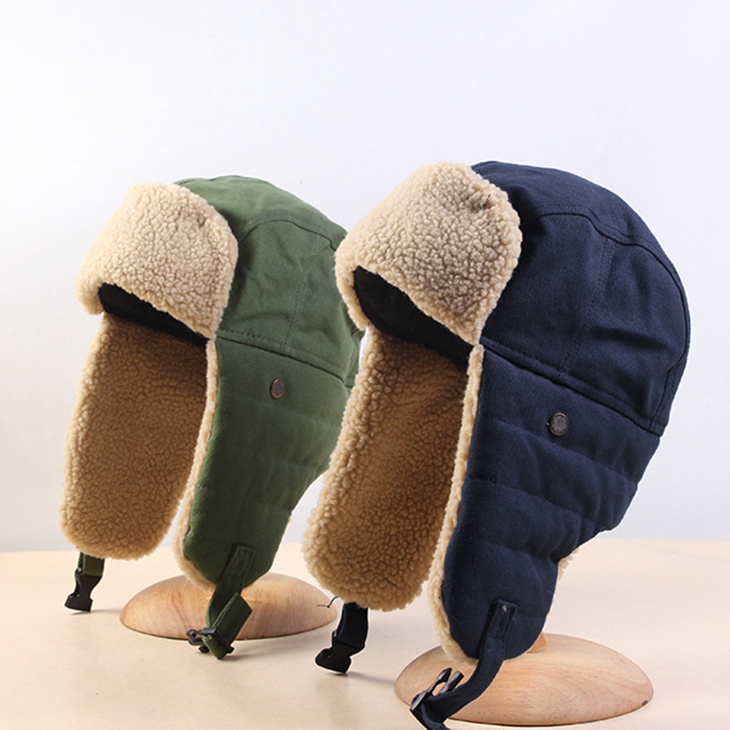 Mũ cotton Bluelans che tai giữ ấm mùa đông unisex