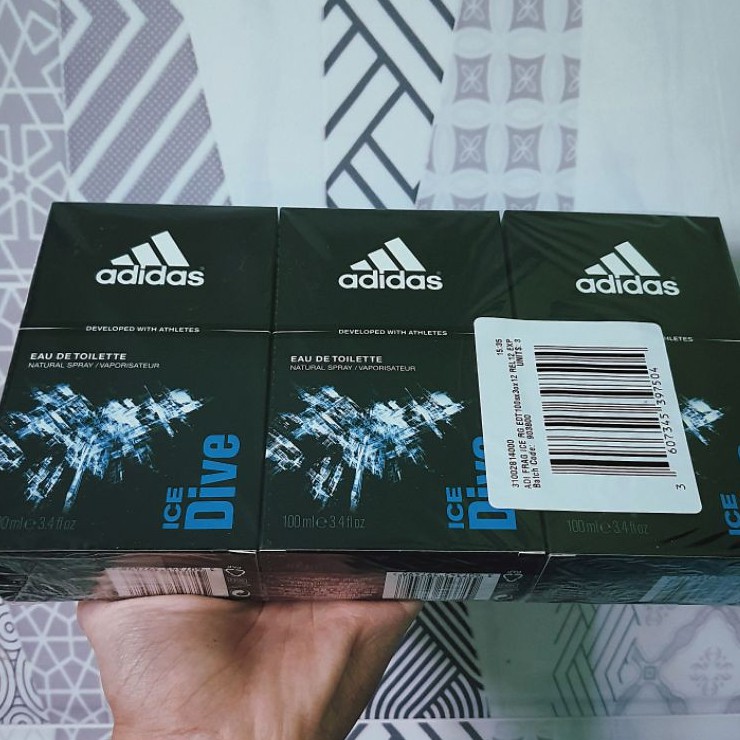 Nước hoa thể thao Adidas ICE DIVE 100ml - FULL BOX