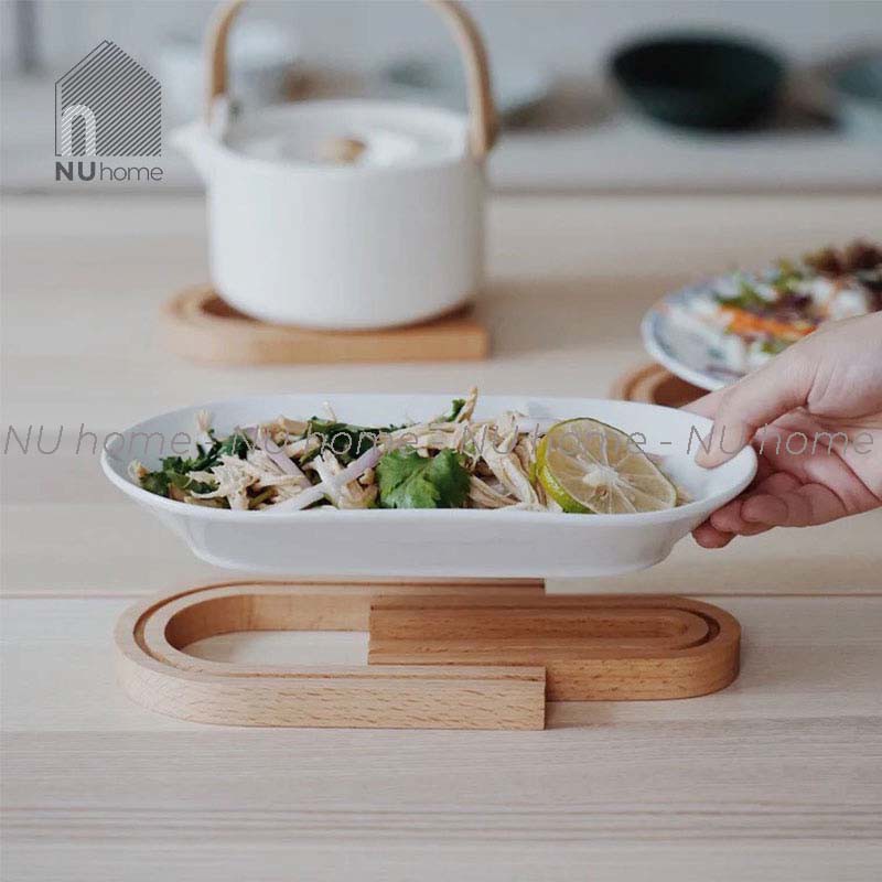 nuhome.vn | Đế lót đa năng hình cầu vòng - Niji, lót ly ấm trà, đế lót xoang nồi chảo dĩa thiết kế mộc mạc và đẹp mắt