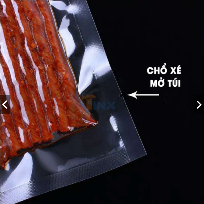 Túi chân không đủ kích thước, túi hút chân không 1 mặt nhám, túi hút chân không 2 mặt trơn