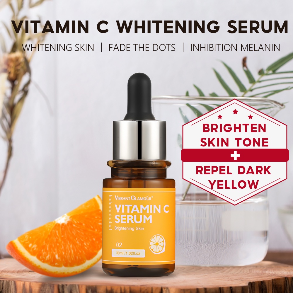 Serum VIBRANT GLAMOUR chứa vitamin C giúp làm trắng da và chống lão hóa dung tích 30ml