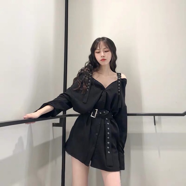 Váy ulzzang kèm phụ kiện như hình ( đ2 ) | BigBuy360 - bigbuy360.vn