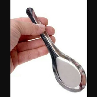 1 cái thìa inox phở sen | muỗng ăn phở inox SP1