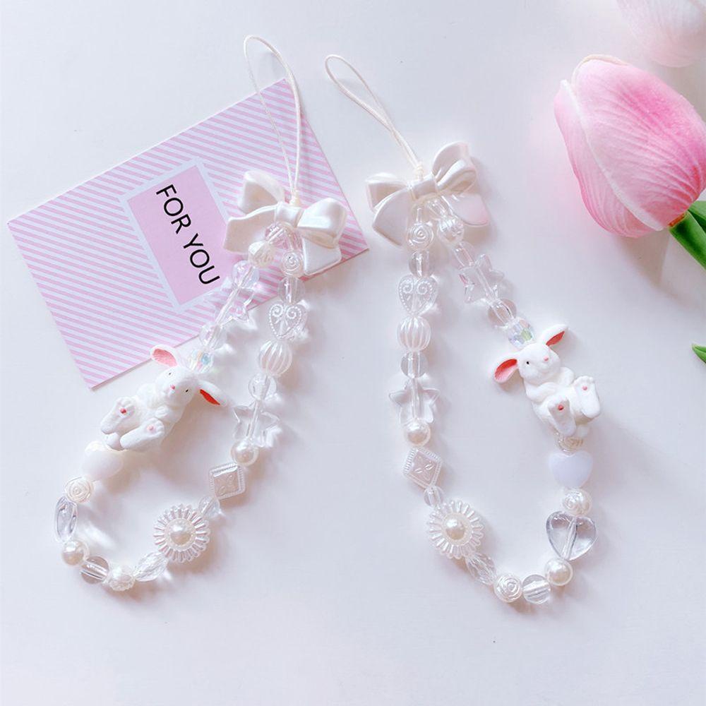 Ốp Điện Thoại Họa Tiết Hoạt Hình Gắn Dây Đeo Cổ Tay Làm Vòng Đỡ Và Dây Treo Xỏ Hạt