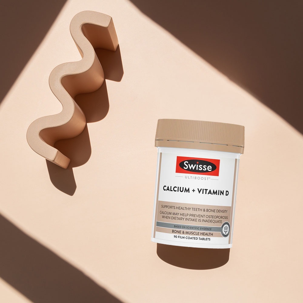 Thực Phẩm Bảo Vệ Sức Khỏe Swisse Bổ Sung Canxi Và Vitamin D3 90 Viên