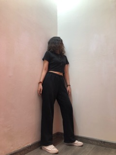 ÁO THUN BUTTON CROPTOP
