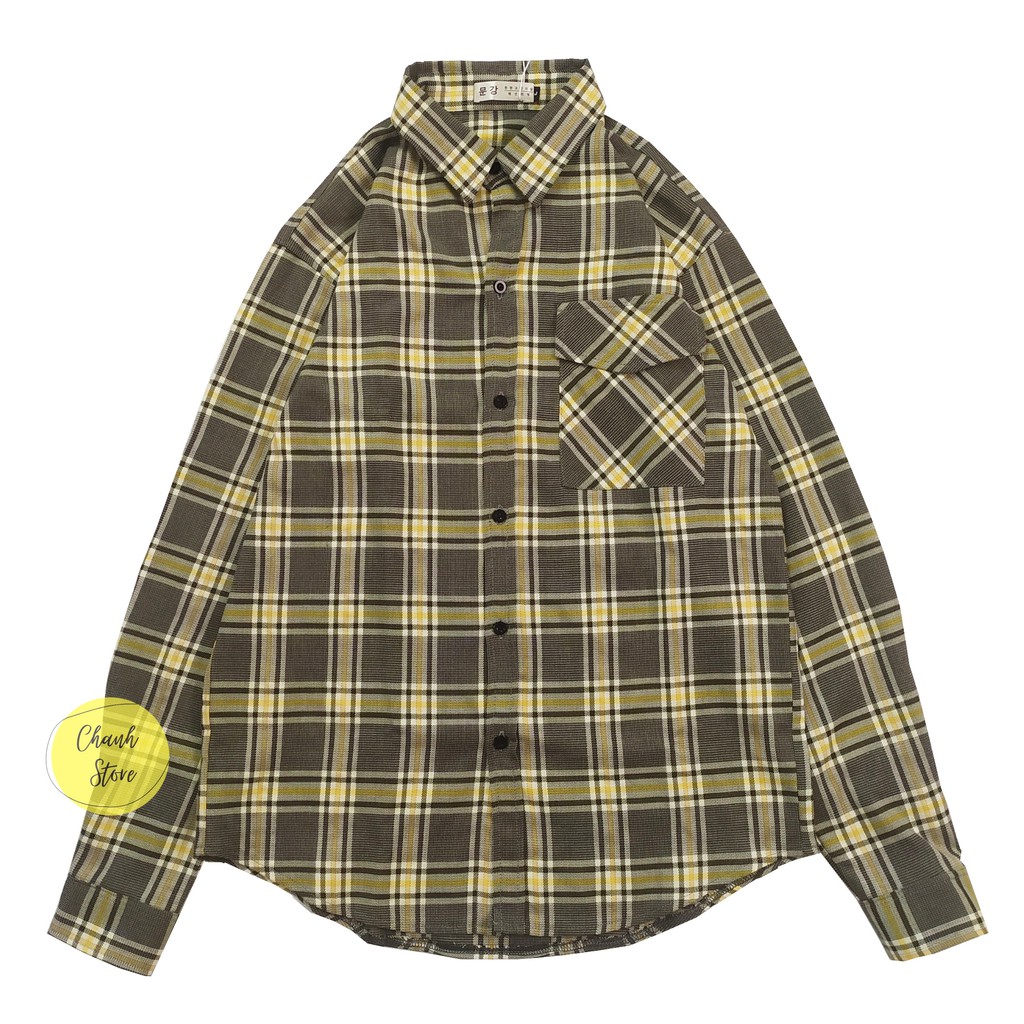 Áo Sơ Mi Flannel Nam Kẻ Caro Cao Cấp Dài Tay - Ảnh Thật | BigBuy360 - bigbuy360.vn