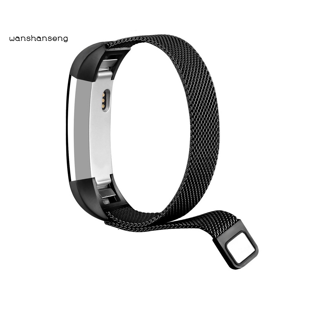 Dây Đeo Thay Thế Dạng Lưới Từ Tính Bằng Thép Không Gỉ Cho Fitbit Alta