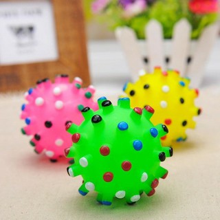 Đồ Chơi Bóng Tròn Gai Chút CHít Dành Cho CHó Mèo