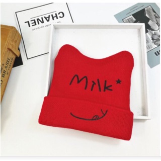 Mũ len milk